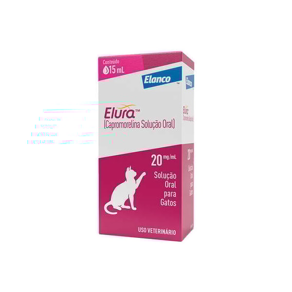 Elura Solução Oral para Gatos 20mg/ml 15 ml