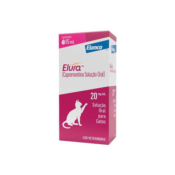 Elura Solução Oral para Gatos 20mg/ml 15 ml Elura Solução Oral para Gatos 20mg/ml 15 ml