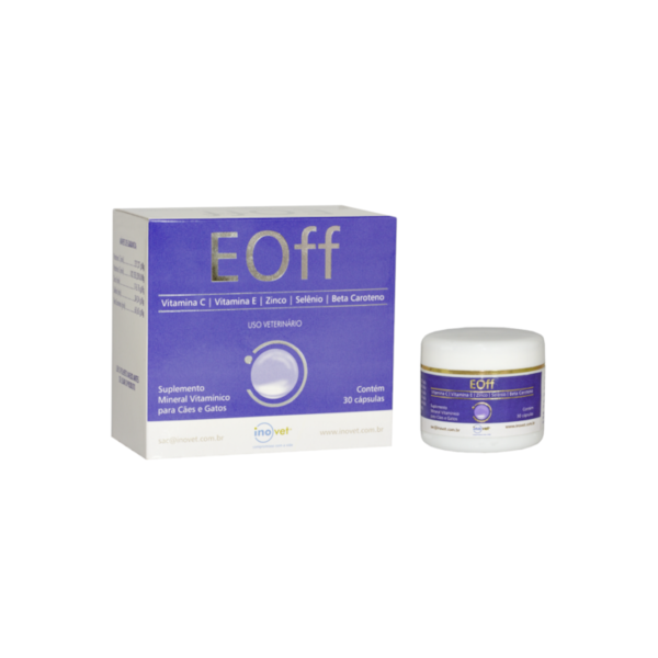 Eoff Suplemento Mineral P/Cães e Gatos 30 cápsulas - Inovet Eoff Suplemento Mineral P/Cães e Gatos 30 cápsulas - Inovet