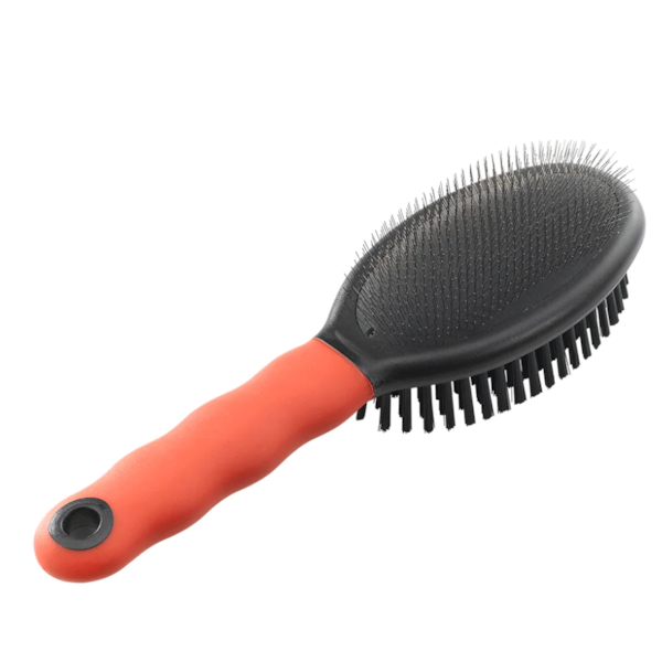 Escova Dupla com Rasqueadeira - Ferplast Escova Dupla com Rasqueadeira - Ferplast