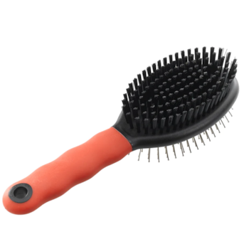 Escova Dupla Média Para Cães - Ferplast Escova Dupla Média Para Cães - Ferplast