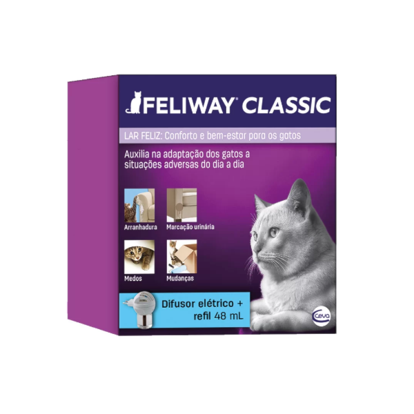 Feliway Classic Kit C/Difusor 48ml - Ceva Feliway Classic Kit C/Difusor 48ml - Ceva