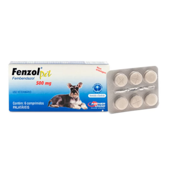 Fenzol Pet 500mg 6 comprimidos - Agener União Fenzol Pet 500mg 6 comprimidos - Agener União