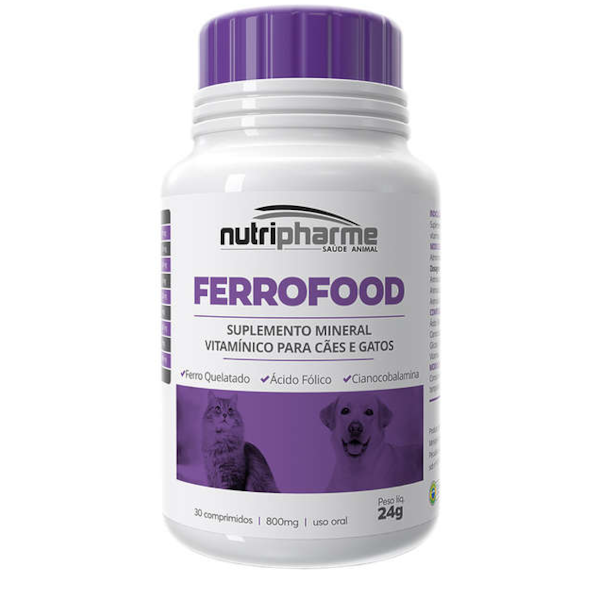 FerroFood 30 comprimidos - Nutripharme FerroFood 30 comprimidos - Nutripharme