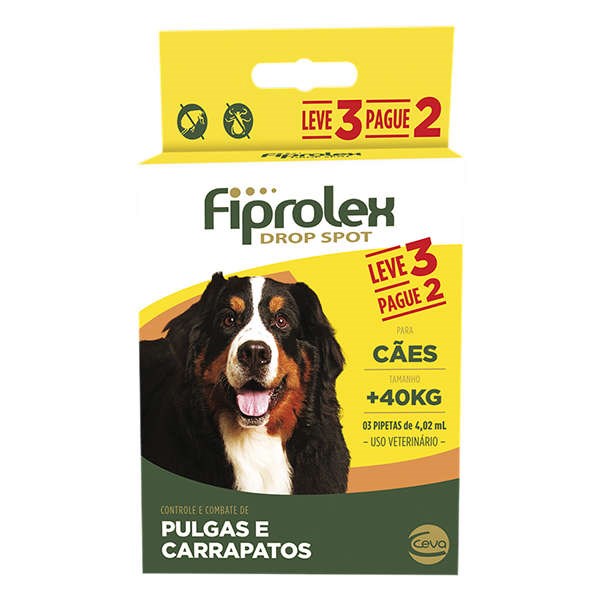 Fiprolex Combo Cães acima de 40kg 4,02ml - Ceva