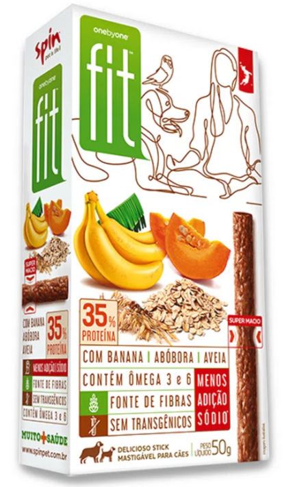 Fit Spin Banana/Abóbora/Aveia 50g - Spin - Águia veterinária