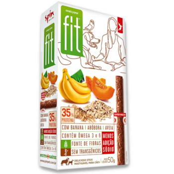 Fit Spin Banana/Abóbora/Aveia 50g - Spin Fit Spin Banana/Abóbora/Aveia 50g - Spin