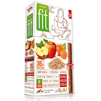 Fit Spin Maça/Cenoura/Quinoa 50g - Spin Fit Spin Maça/Cenoura/Quinoa 50g - Spin