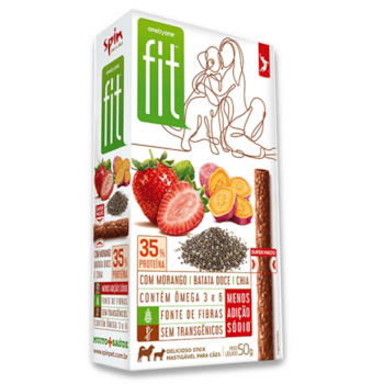 Fit Spin Morango/Batata Doce/Chia 50g - Spin Fit Spin Morango/Batata Doce/Chia 50g - Spin