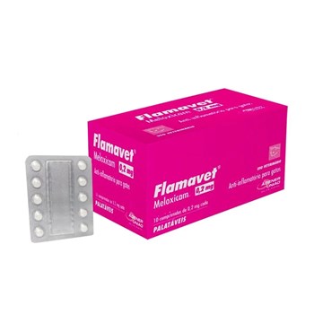 Flamavet Gatos 0,2mg Blister 10 comprimidos - Agener União