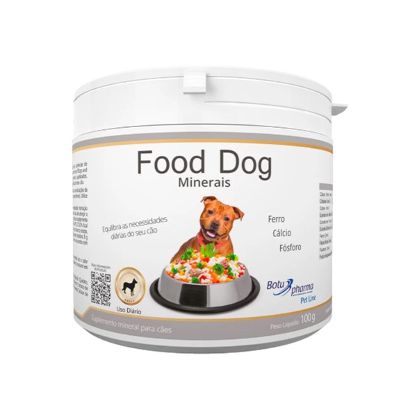 Food Dog Minerais 100g - Botupharma