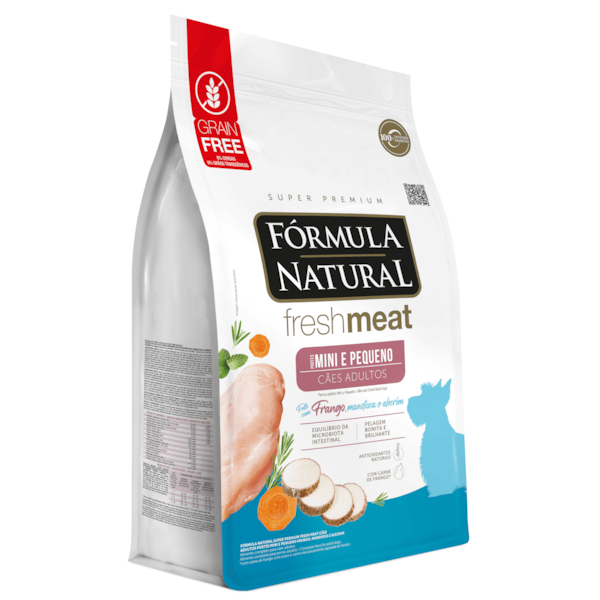 Fórmula Natural Fresh Meat Cães Adultos Portes Mini e Pequeno Frango, Mandioca e Alecrim Fórmula Natural Fresh Meat Cães Adultos Portes Mini e Pequeno Frango, Mandioca e Alecrim