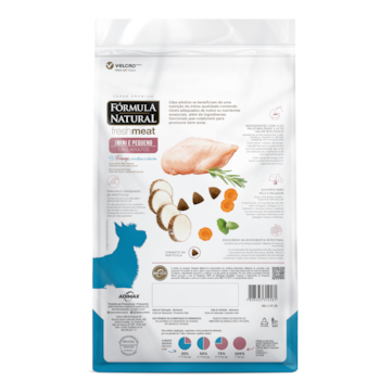 Fórmula Natural Fresh Meat Cães Adultos Portes Mini e Pequeno Frango, Mandioca e Alecrim Fórmula Natural Fresh Meat Cães Adultos Portes Mini e Pequeno Frango, Mandioca e Alecrim
