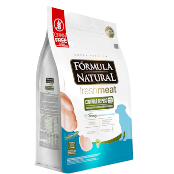 Fórmula Natural Fresh Meat Controle De Peso Cães Adultos Médio/Grande Frango, Abóbora E Cúrcuma
