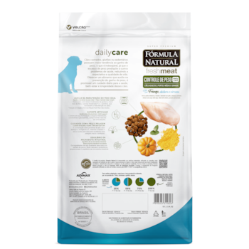 Fórmula Natural Fresh Meat Controle De Peso Cães Adultos Médio/Grande Frango, Abóbora E Cúrcuma