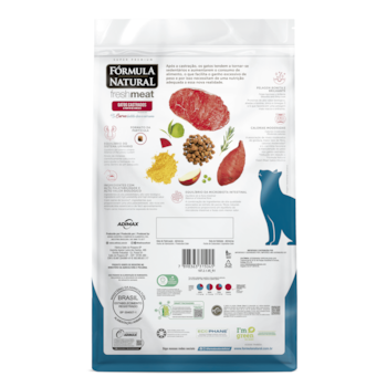 Fórmula Natural Fresh Meat Gatos Castrados Carne, Batata-doce e Cúrcuma