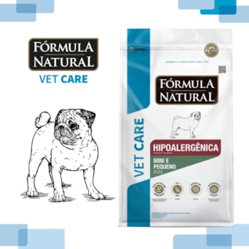 Fórmula Natural Vet Care Hipoalergênica Cães Portes Mini E Pequeno Fórmula Natural Vet Care Hipoalergênica Cães Portes Mini E Pequeno