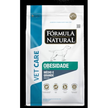 Fórmula Natural Vet Care Obesidade Cães Portes Médio e Grande