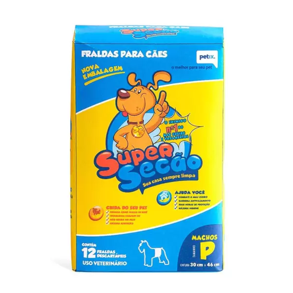 Fralda Macho - Supersecão Fralda Macho - Supersecão