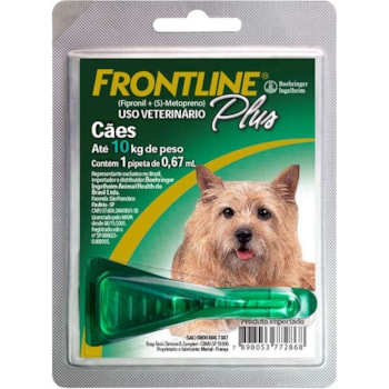 Frontline Plus até 10kg Unidade - Boehringer Ingelheim Frontline Plus até 10kg Unidade - Boehringer Ingelheim