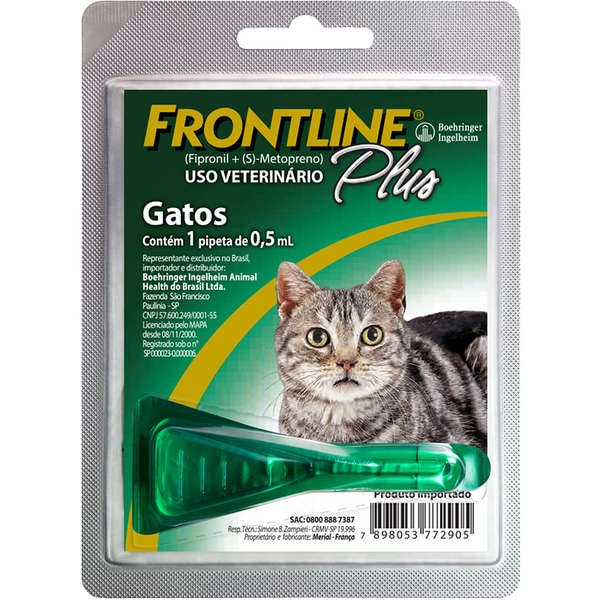 Frontline Plus Gatos Unidade - Boehringer Ingelheim Frontline Plus Gatos Unidade - Boehringer Ingelheim