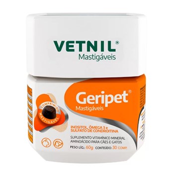 Geripet Mastigavéis 30 comprimidos - Vetnil