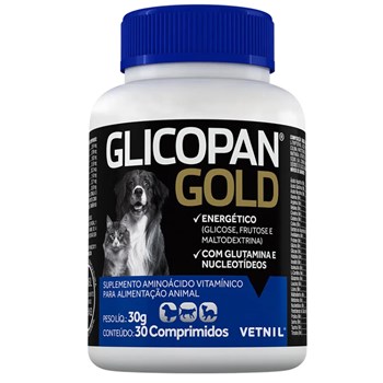 Glicopan Gold 30 Comp 30g - Vetnil