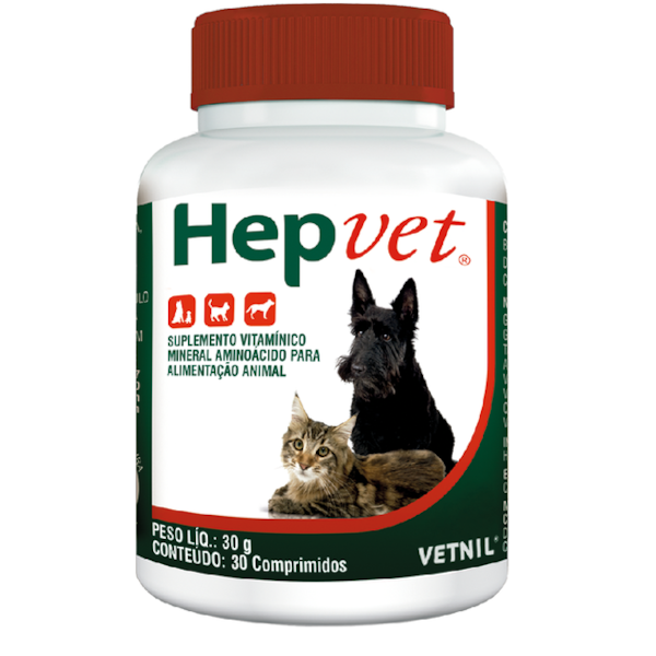 Hepvet 30 comprimidos - Vetnil Hepvet 30 comprimidos - Vetnil