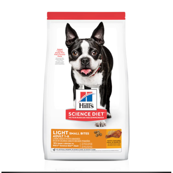 Hill's Cães Adultos Light Pedaços Pequenos