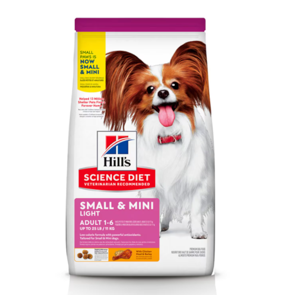 Hill's Cães Adultos Light Raças Miniaturas e Pequenas Hill's Cães Adultos Light Raças Miniaturas e Pequenas