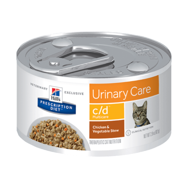 Hill's Gatos C/D Cuidado Urinário Lata 82g - Hill's Hill's Gatos C/D Cuidado Urinário Lata 82g - Hill's