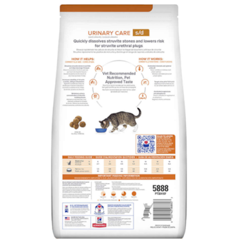 Hill's Gatos S/D Cuidado Urinário - Hill's Hill's Gatos S/D Cuidado Urinário - Hill's