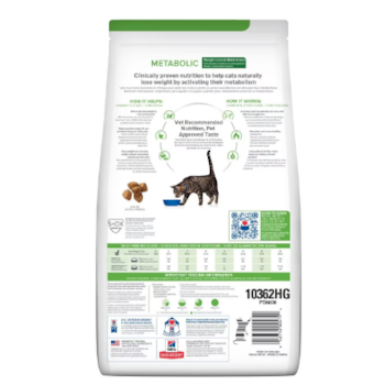 Hill's Weight Loss & Maintenance Metabolic Gatos 1,8kg - Hills Hill's Weight Loss & Maintenance Metabolic Gatos 1,8kg - Hills