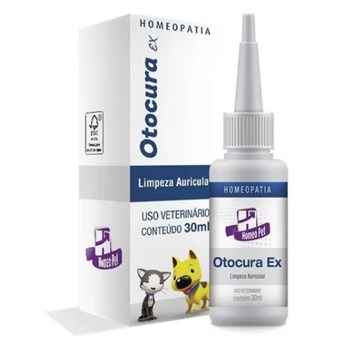Homeopet Otocura EX Limpeza Auricular 30ml - Real H