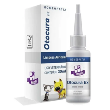 Homeopet Otocura EX Limpeza Auricular 30ml - Real H Homeopet Otocura EX Limpeza Auricular 30ml - Real H