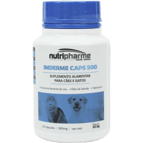 Imderme Caps 500 - Nutripharme Imderme Caps 500 - Nutripharme