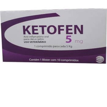 Ketofen 5mg 10 comprimidos - Ceva Ketofen 5mg 10 comprimidos - Ceva
