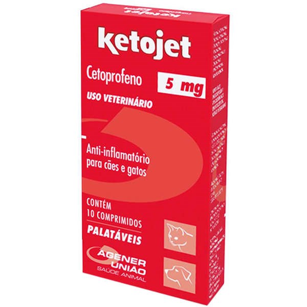 Ketojet 5mg 10 comprimidos - Agener União