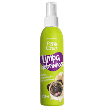Limpa Dobrinhas 120ml - Pet Clean Limpa Dobrinhas 120ml - Pet Clean