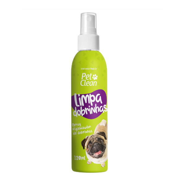 Limpa Dobrinhas 120ml - Pet Clean Limpa Dobrinhas 120ml - Pet Clean