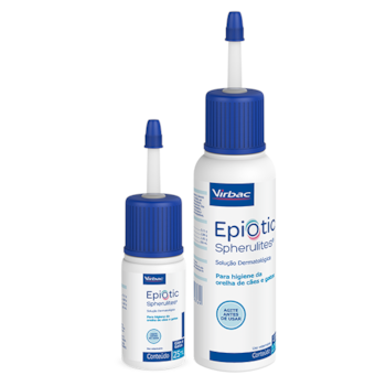 Limpador Auricular Epiotic Spherulites Cães e Gatos Limpador Auricular Epiotic Spherulites Cães e Gatos