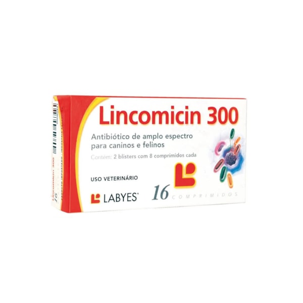 Lincomicin 300mg 8 comprimidos - Labyes Lincomicin 300mg 8 comprimidos - Labyes