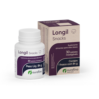 Longil Snacks 30 tabletes - Ouro Fino Longil Snacks 30 tabletes - Ouro Fino