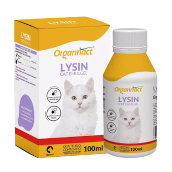 Lysin Cat Emulgel 100ml - Organnact Lysin Cat Emulgel 100ml - Organnact