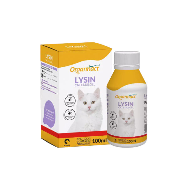 Lysin Cat Emulgel 100ml - Organnact Lysin Cat Emulgel 100ml - Organnact