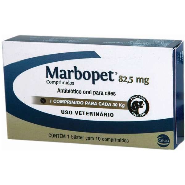 Marbopet 82,5mg 10 comprimidos - Ceva Marbopet 82,5mg 10 comprimidos - Ceva