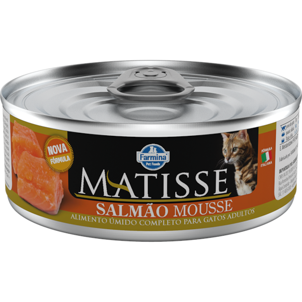 Matisse para Gatos Adultos de Todas as Raças Sabor Salmão 85g Matisse para Gatos Adultos de Todas as Raças Sabor Salmão 85g