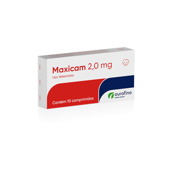 Maxicam Dipy 2mg 10 comprimidos - Ourofino Maxicam Dipy 2mg 10 comprimidos - Ourofino