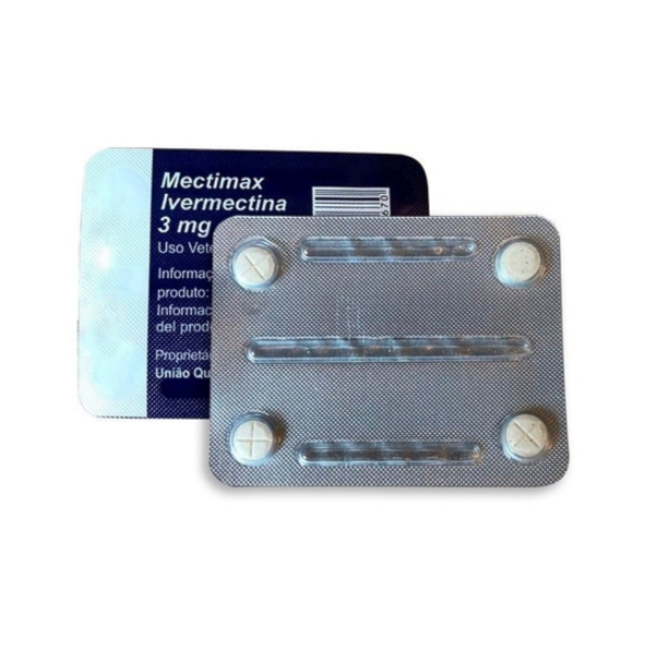 Mectimax 3mg 4 comprimidos - Agener União Mectimax 3mg 4 comprimidos - Agener União