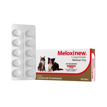 Meloxinew 2mg 10 comprimidos - Vetnil